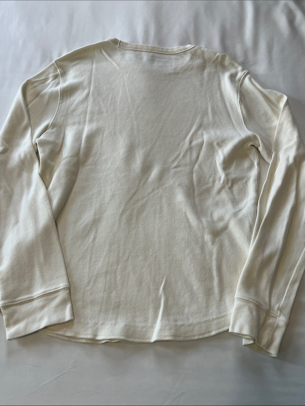 Sonoma Thermal Crew Neck Long Sleeve Shirts- Bundle of 3 (Off-White/Gray/Cream - Picture 4 of 13